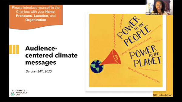 Audience-centered climate messages