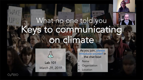 What No One Told You: Keys to Communicating on Climate
